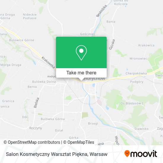 Salon Kosmetyczny Warsztat Piękna map