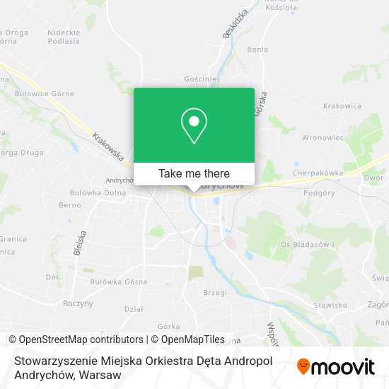 Stowarzyszenie Miejska Orkiestra Dęta Andropol Andrychów map