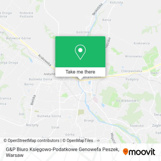 G&P Biuro Księgowo-Podatkowe Genowefa Peszek map