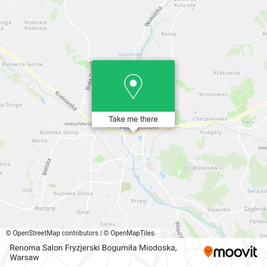 Renoma Salon Fryzjerski Bogumiła Miodoska map