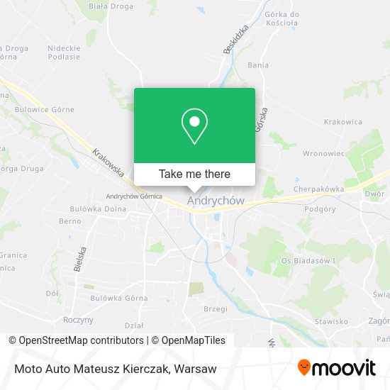 Moto Auto Mateusz Kierczak map