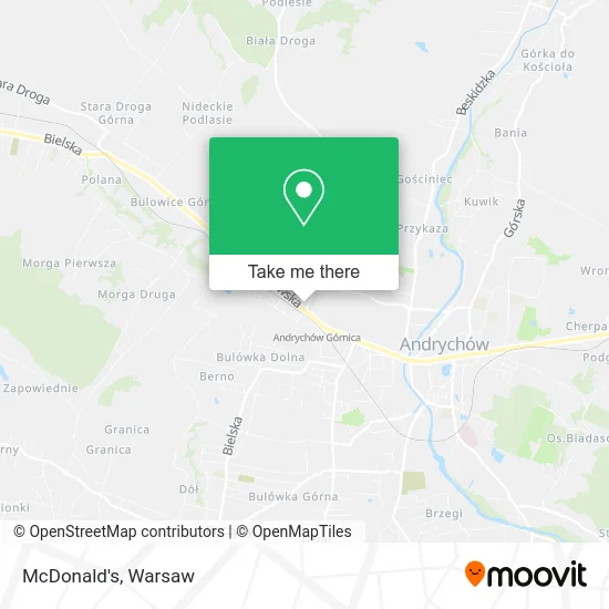 Карта McDonald's