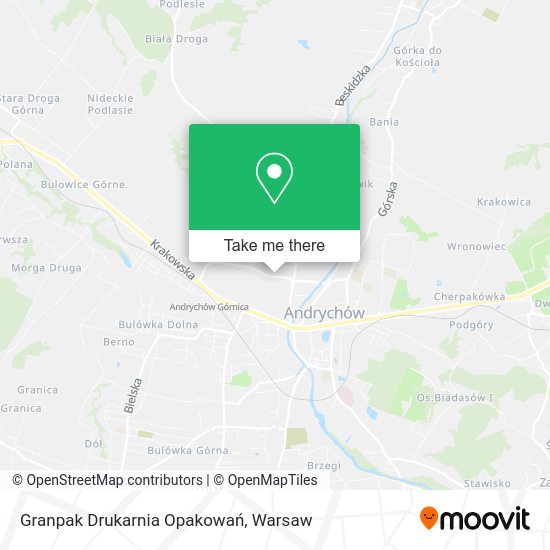 Granpak Drukarnia Opakowań map