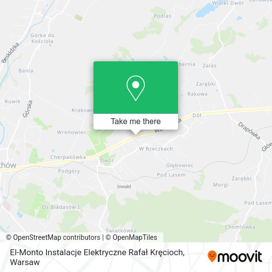 El-Monto Instalacje Elektryczne Rafał Kręcioch map