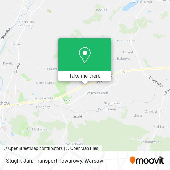 Stuglik Jan. Transport Towarowy map