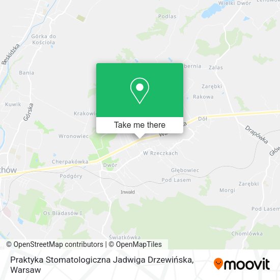 Praktyka Stomatologiczna Jadwiga Drzewińska map