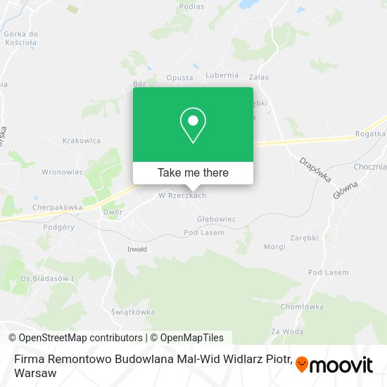 Firma Remontowo Budowlana Mal-Wid Widlarz Piotr map