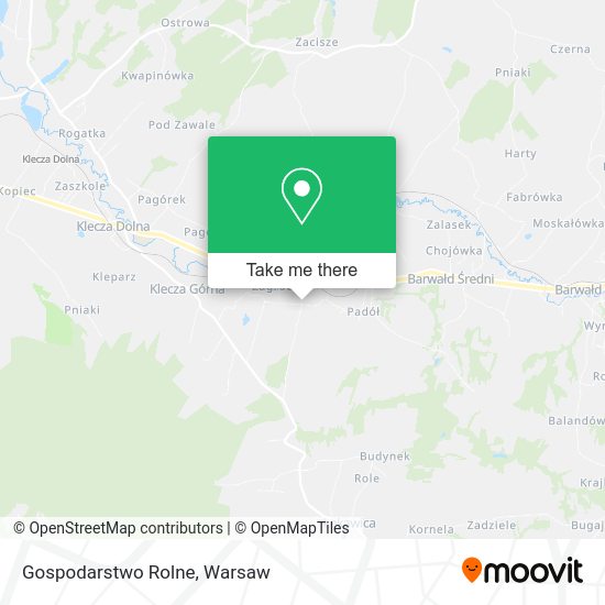 Gospodarstwo Rolne map