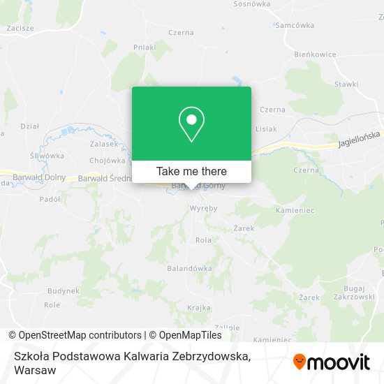 Szkoła Podstawowa Kalwaria Zebrzydowska map