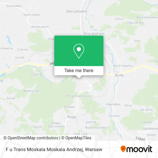 Карта F u Trans Moskala Moskala Andrzej