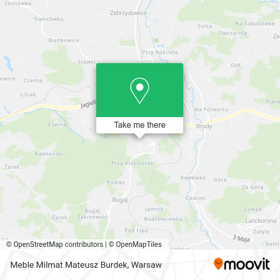Карта Meble Milmat Mateusz Burdek