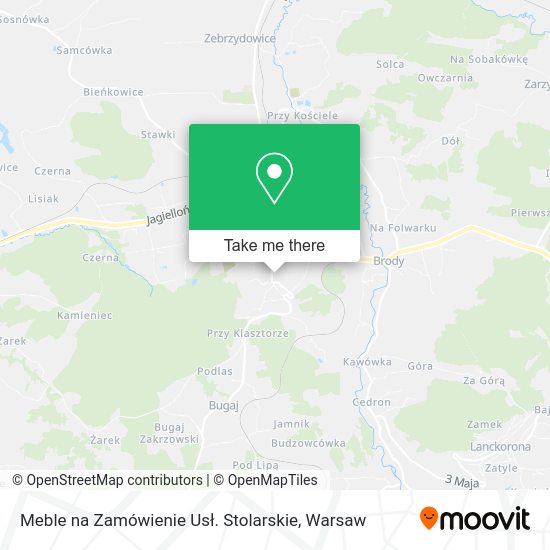 Meble na Zamówienie Usł. Stolarskie map