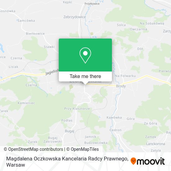 Magdalena Oczkowska Kancelaria Radcy Prawnego map