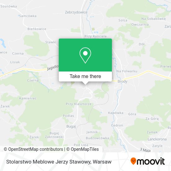 Stolarstwo Meblowe Jerzy Stawowy map