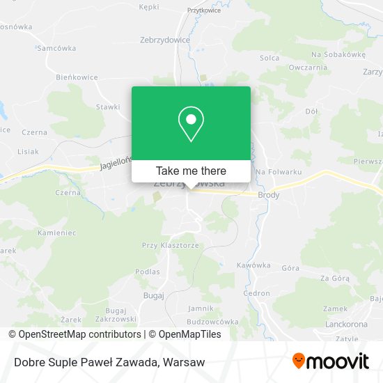 Dobre Suple Paweł Zawada map