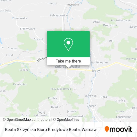 Beata Skrzyńska Biuro Kredytowe Beata map