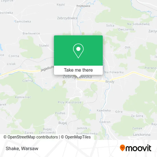 Карта Shake