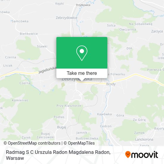 Radmag S C Urszula Radon Magdalena Radon map