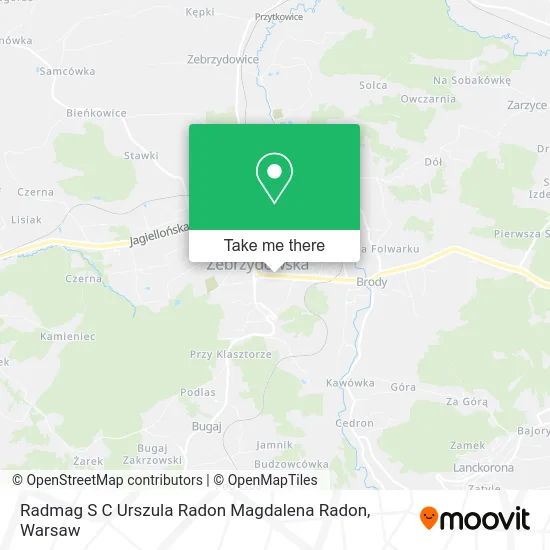 Карта Radmag S C Urszula Radon Magdalena Radon