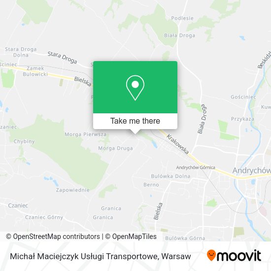 Michał Maciejczyk Usługi Transportowe map