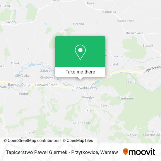 Tapicerstwo Paweł Giermek - Przytkowice map