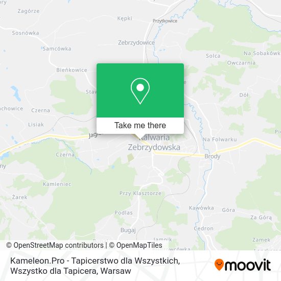 Kameleon.Pro - Tapicerstwo dla Wszystkich, Wszystko dla Tapicera map