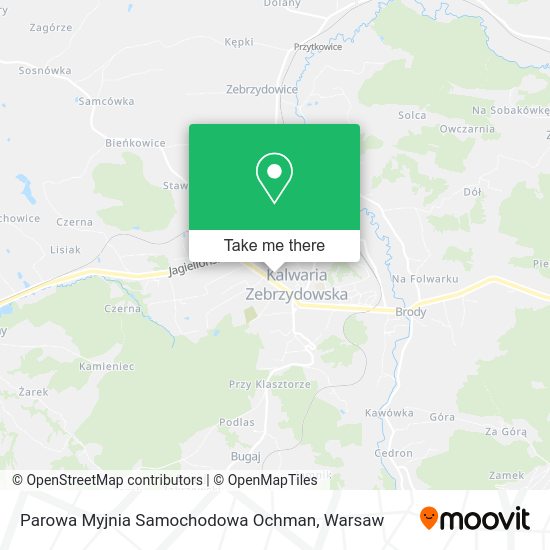 Parowa Myjnia Samochodowa Ochman map