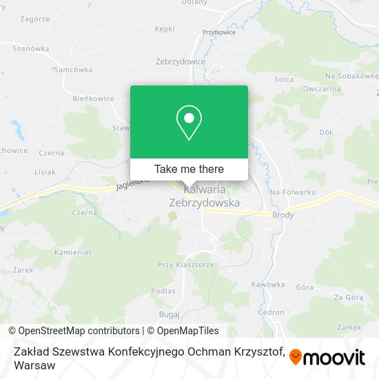 Zakład Szewstwa Konfekcyjnego Ochman Krzysztof map