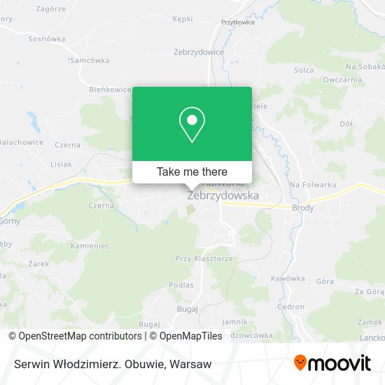 Serwin Włodzimierz. Obuwie map