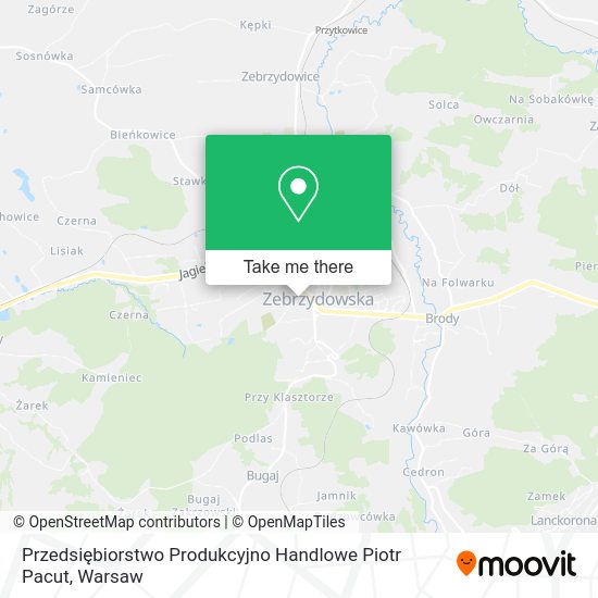 Przedsiębiorstwo Produkcyjno Handlowe Piotr Pacut map