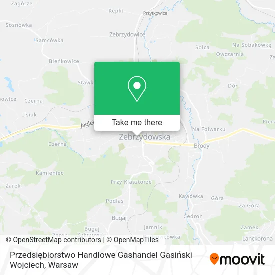 Przedsiębiorstwo Handlowe Gashandel Gasiński Wojciech map