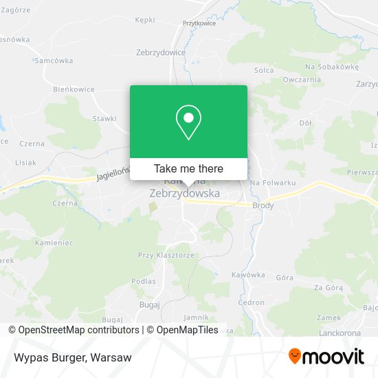 Wypas Burger map