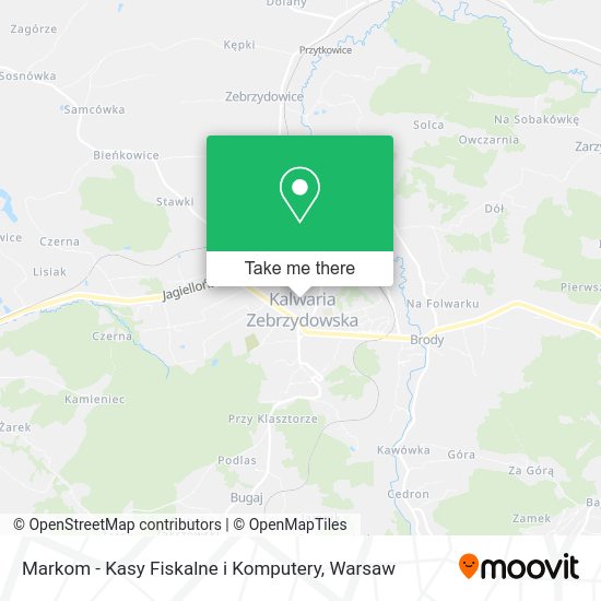 Markom - Kasy Fiskalne i Komputery map