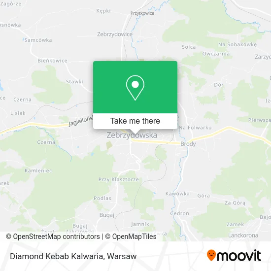 Карта Diamond Kebab Kalwaria