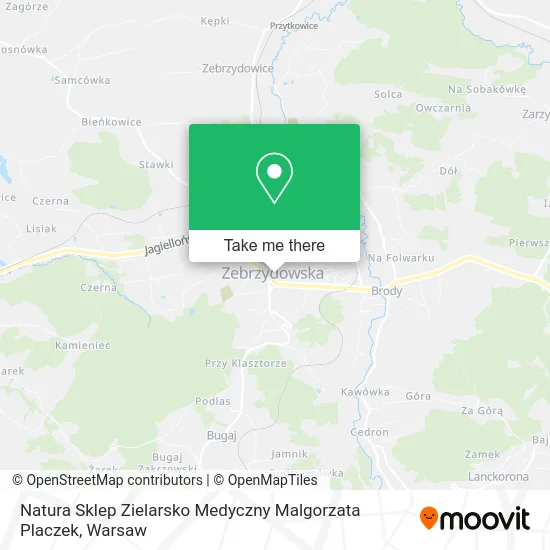 Карта Natura Sklep Zielarsko Medyczny Malgorzata Placzek