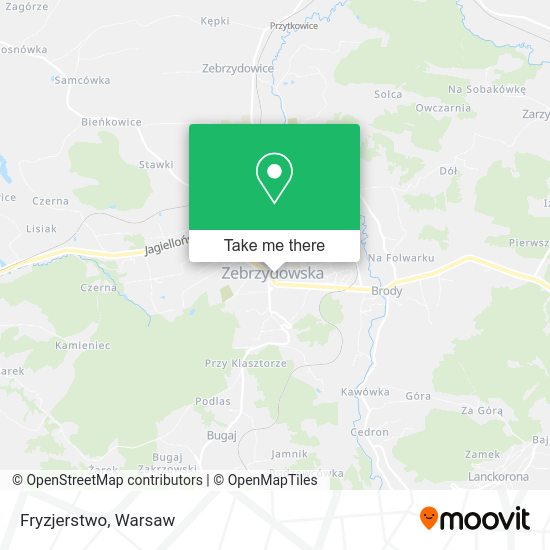 Fryzjerstwo map