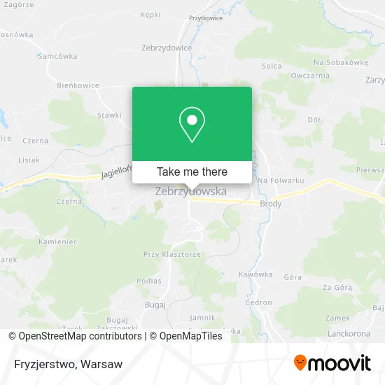 Карта Fryzjerstwo