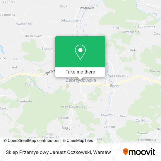 Sklep Przemysłowy Janusz Oczkowski map