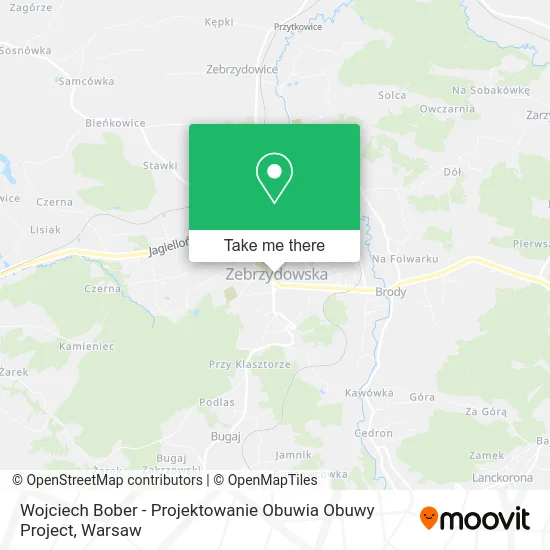 Карта Wojciech Bober - Projektowanie Obuwia Obuwy Project