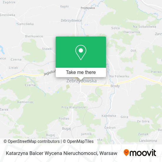 Katarzyna Balcer Wycena Nieruchomosci map