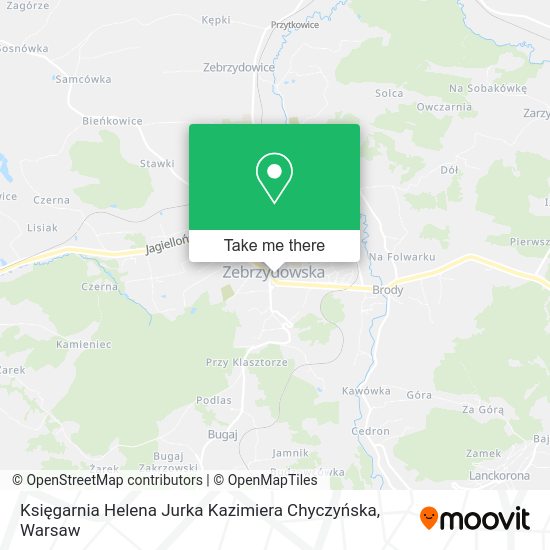 Księgarnia Helena Jurka Kazimiera Chyczyńska map