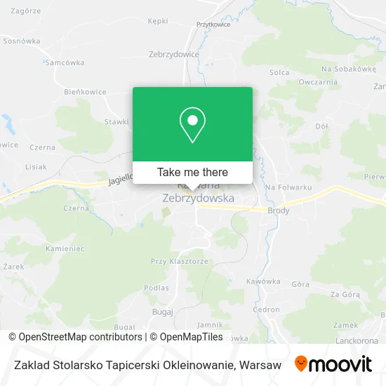 Карта Zaklad Stolarsko Tapicerski Okleinowanie