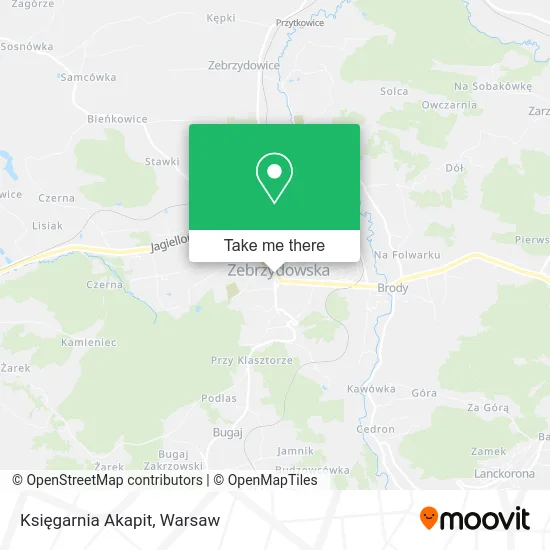Карта Księgarnia Akapit