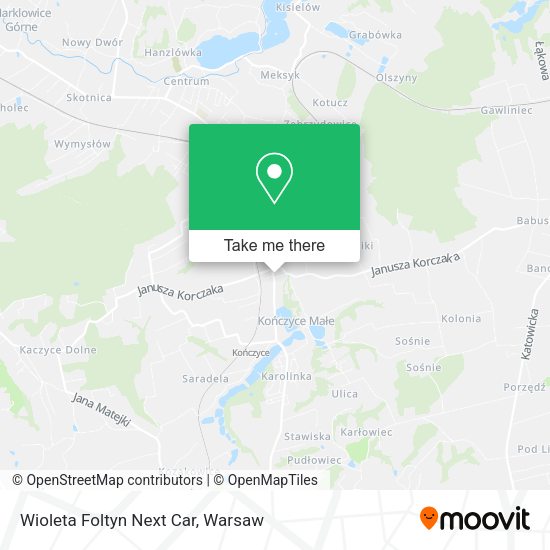 Wioleta Foltyn Next Car map