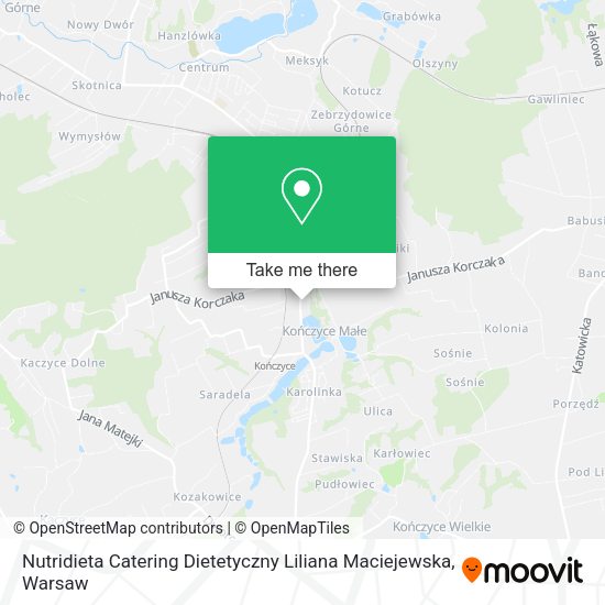 Nutridieta Catering Dietetyczny Liliana Maciejewska map