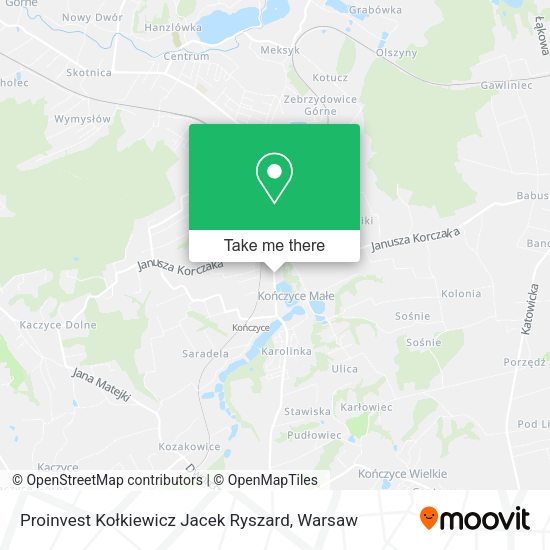 Proinvest Kołkiewicz Jacek Ryszard map