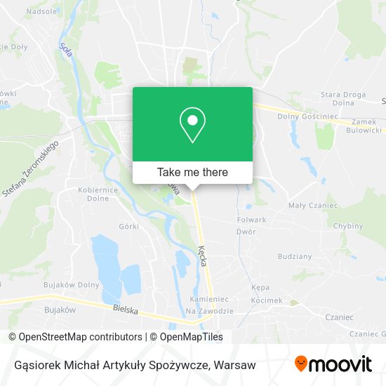 Gąsiorek Michał Artykuły Spożywcze map