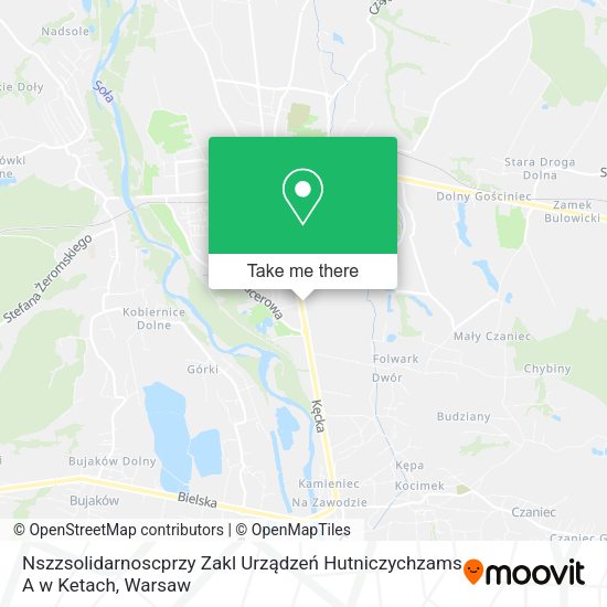 Nszzsolidarnoscprzy Zakl Urządzeń Hutniczychzams A w Ketach map