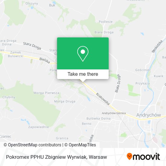 Pokromex PPHU Zbigniew Wyrwiak map