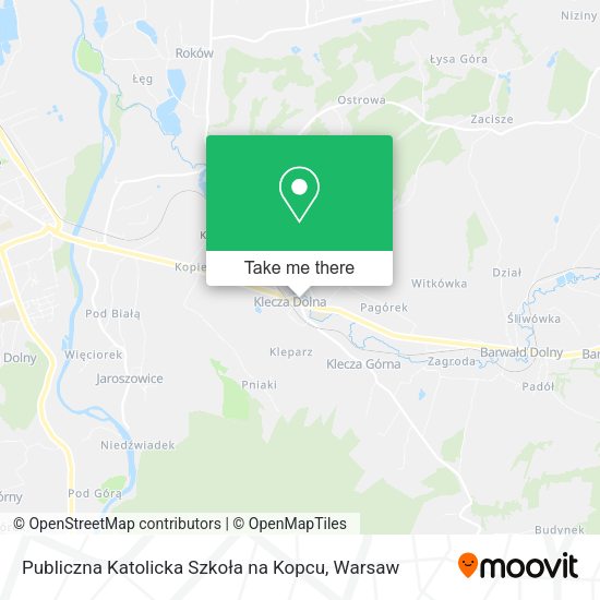 Publiczna Katolicka Szkoła na Kopcu map